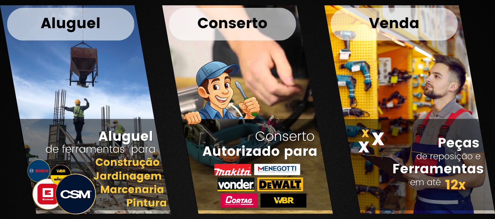 Linhas de negócio Banner