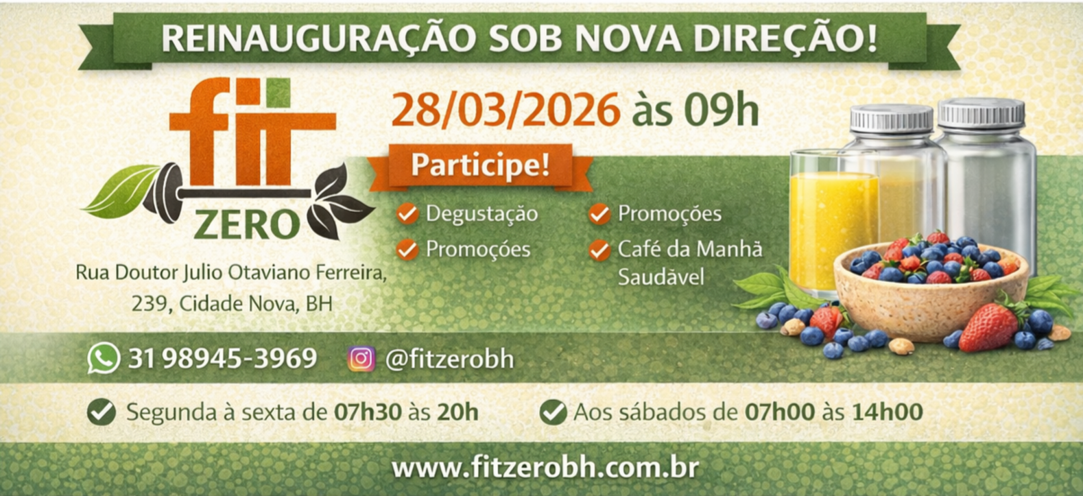 Banner Reinauguração