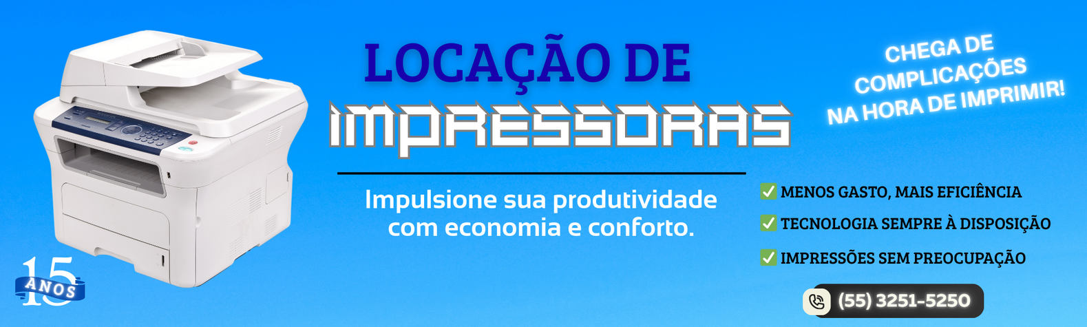 Locação impressoras
