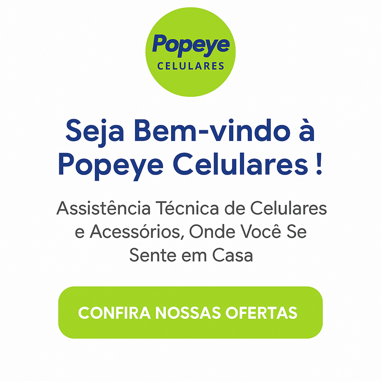 Boas-vindas Popeye