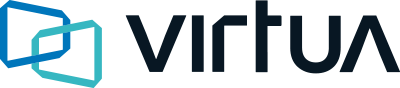 Logomarca Virtua - Soluções em Tecnologia | Soluções para transformar o futuro