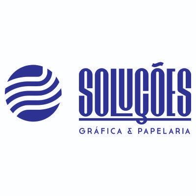 Logomarca SOLUÇÕES GRÁFICA & PAPELARIA