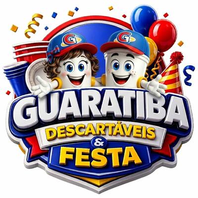 Logomarca GUARATIBA DESCARTAVEIS E FESTA