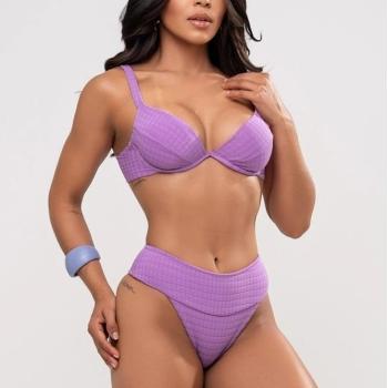 Biquine Caboriú Top Meia Taça e Calcinha Com Pala 10437 49378