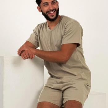 Pijama Jardim do Éden Masculino Short 2520 M/C 52250