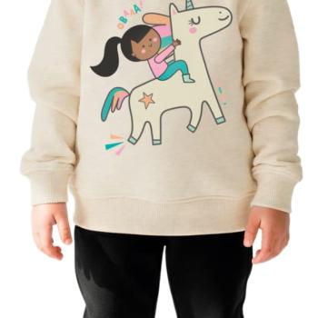 Conjunto Moletom Malwee Feminino Infantil 1000136552 Blusão/Calça 4 ao 8 44848 k26