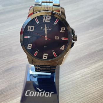 Relógio Condor Masculino CO2115NFF Grafite 52080