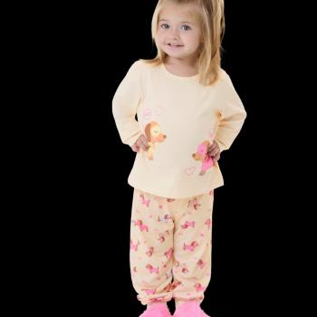 Pijama Kiko e Kika Feminino Infantil 15183 Blusa Manga Longa/Calça 1 ao 3  44954 k26