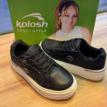 Tênis Casual Kolosh Feminino Almeria C4321 Preto 49529