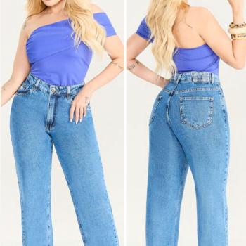 Calça Max Denin Feminina Reta 0016906 50369