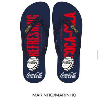 Chinelo Coca Cola Masculino Marinho/Marinho CC4881 49928 44  F26