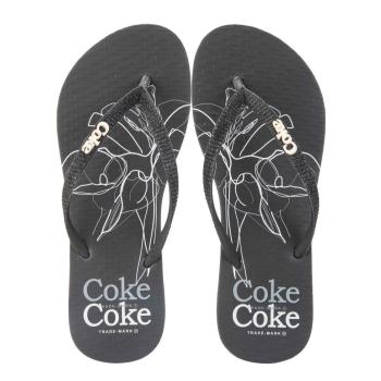 Chinelo Coca Cola Feminino Preto/Preto CC4594 49142 12