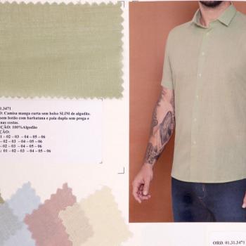 Camisa Social OTT Slim M/C 01313471 48661