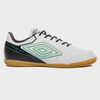 Chuteira Futsal Umbro 1372187 Master Class Branco/Preto/Verde 51223