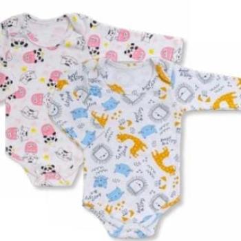 Body Ticos e Ticas Masculino Bebê Manga Longa 5 Rn ao G 43804
