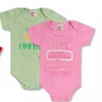 Body Ticos e Ticas Masculino Bebê Manga Curta 621 Rn ao G 43825