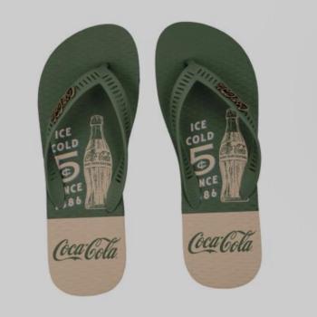 Chinelo Coca Cola Masculino Musgo/Musgo CC4965 51571