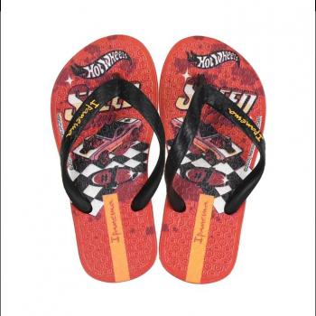 Sandália Ipanema Masculina Hot Weels 27318 Vermelho/Preto/Branco 43351