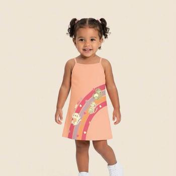 Vestido Malwee Curto Amplo Infantil 1000141599 1 ao 3 45613 k26