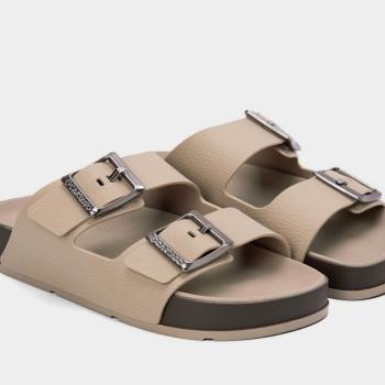 Chinelo Cartago Milão Plus Marrom/Bege 12501 49357