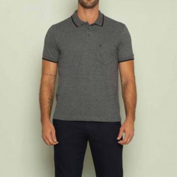 Camisa Polo Pitt Masculina 095370814 Com Bolso 48630