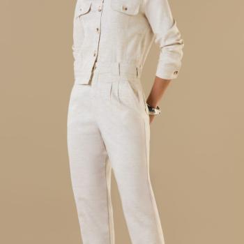 Calça Livin Feminina 50886 Mom 50169