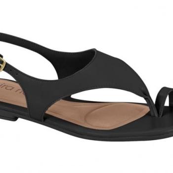 Sandália Rasteira Beira Rio 8560103 Preto 49095