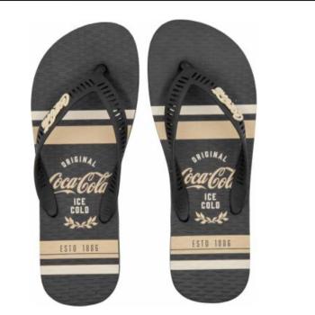 Chinelo Coca Cola Masculino CC4754 Preto/Preto 49047