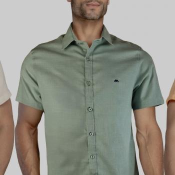 Camisa Social MX Masculina M/C Riveira 24515 44642