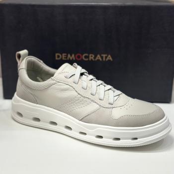 Sapatenis Democrata Masculino 240701 Cinza Cloudy 50148