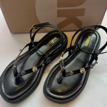 Sandalia Papete Akazzo Preto 4379GE 51015