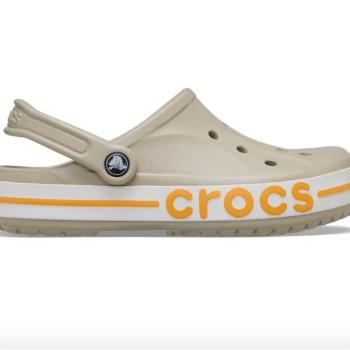 Sandália Crocs Unissex Bayaband Clog 205089 Bege/Amarelo 51820