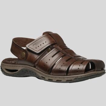 Sandalia Pegada Masculina Cravo  em Couro 131676 51611