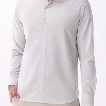 Camisa Ogochi Masculina Manga Longa 1550302 Casual Listrada 50945