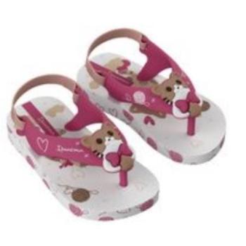 Sandália Ipanema Sporty Baby Feminina 27247 Branco/Rosa 45211 k26