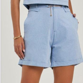 Short Caution em Tecido Sh0717 49685