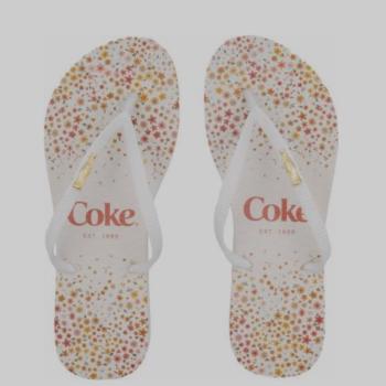 Chinelo Coca Cola Feminino CC4921 Branco/Branco 51718