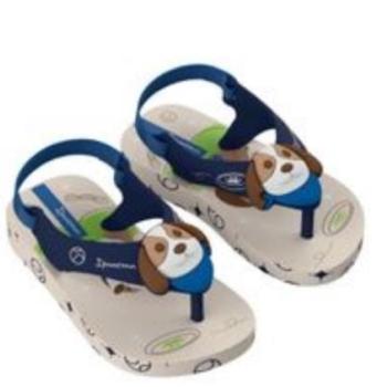 Sandália Ipanema Sporty Baby Masculina 27247 Bege/Azul 45212 k26