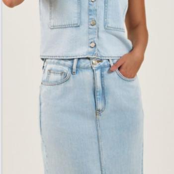 Saia Longa Caution Feminina Jeans S0271 49472