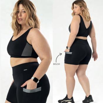 Bermuda Selene Plus Size Feminina com Bolso na Lateral 24917 51359