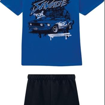 Conjunto Malwee Masculino Juvenil 1000132658 Camiseta/Bermuda 10 ao 12 43550