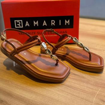 Sandalia Ramarim Feminina Rasteira Toffe 2612102 50335