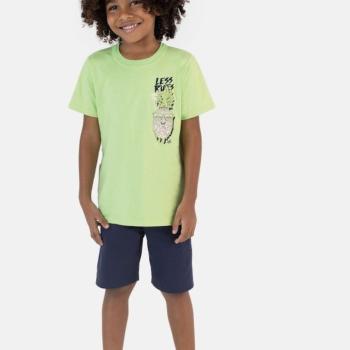 Conjunto Malwee Masculino Infantil 1000132658 Camiseta/Bermuda 4 ao 8 43549