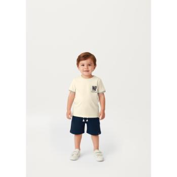 Conjunto Carinhoso Masculino Infantil 1000139190 Camiseta/Bermuda 1 ao 3 45070 k26