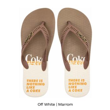Chinelo Coca Cola Masculino Off White/Marrom CC4840  49935 50 F26