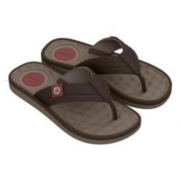 Sandália Cartago Masculina Alabama 11858 Bege/Marrom/Vermelho 45110 k26