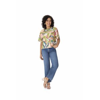 Blusa Malwee Feminina 1000134373 Ampla Tecido 50852