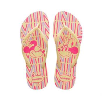 Chinelo Havaianas Feminino Slim Disney Buttercrean 50017