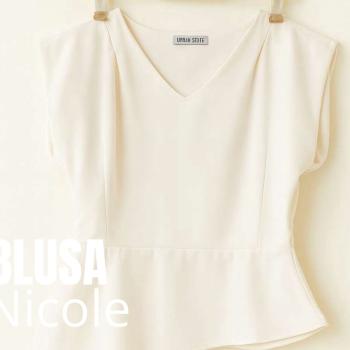 Blusa Feminina Juju Modas Corte Assimétrico 376 49421