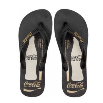 Chinelo Coca Cola Masculina CC4846 Preto/Preto 49560